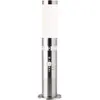 Image de BRILLIANT Lampe Bole - Lampe d'extérieur avec détecteur de mouvement en acier inoxydable - 1 x A60, E27 - Convient pour les lampes normales (non incluses) - Indice de protection IP : 44 - Protection