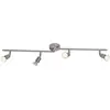 Image de BRILLIANT lampe Loona LED spot tube 4flg fer | 4x LED-PAR51, GU10, 3W lampes à réflecteur LED incluses, (250lm, 3000K) | Échelle A ++ à E | Bras pivotant/tête pivotante