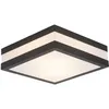 Image de Applique murale extérieure - BRILLIANT - MATTEO - Acier inoxydable et plastique - Anthracite et blanc - E27 - 2 x 40 W IP44
