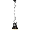 Image de BRILLIANT lampe Salford suspension 23cm noir/chrome | 1x A60, E27, 60W, adapté aux lampes standard (non incluses) | Échelle A ++ à E | La chaîne peut être raccourcie