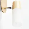 Image de Brilliant Spot mural Babsan, Ø 10 cm, bois clair, bambou