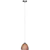 Image de Brilliant lampe suspension Relax 20cm bronze / chrome | 1x A60, E27, 60W, lampes normales gf non spécifiées. | Réglable en hauteur / câble peut être raccourci | Convient aux lampes LED