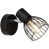 Image de BRILLIANT lampe Blacky spot mural noir | 1x D45, E14, 40W, adapté aux lampes à suspension (non inclus) | Échelle A ++ à E | Convient aux lampes LED