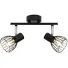 Image de BRILLIANT lampe Blacky spot tube 2flg noir | 2x D45, E14, 40W, adapté aux lampes à suspension (non incluses) | Échelle A ++ à E | Convient aux lampes LED