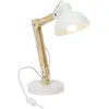 Image de BRILLIANT lampe de table Moda blanc | 1x A60, E27, 25W, adapté aux lampes standard (non incluses) | Échelle A ++ à E | Avec interrupteur à cordon