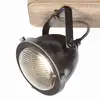 Image de Brilliant Plafonnier Carmen Wood, look industrie 2 lampes