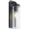 Image de BRILLIANT lampe Aosta applique murale suspendue noir mat | 1x A60, E27, 25W, adapté aux lampes standard (non incluses) | Échelle A ++ à E | Classe de protection IP: 44 - étanche aux éclaboussures