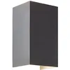 Image de Brillant | Applique d'extérieur LED Hilly, 2 flammes, gris foncé | 2x LED intégrées, LED 8,3W intégrées, (390lm, 3000K)