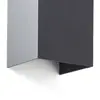 Image de Brilliant Applique d'extérieur LED Hilly, hauteur 13,6 cm, gris foncé, métal