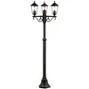 Image de Brillant | Lampadaire d'extérieur Carleen, 3-flammes, noir | 3x A60, E27, 60W, adapté aux lampes normales (non incluses)