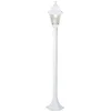 Image de Brillant | Lampadaire d'extérieur Nissie 100cm blanc | 1x A60, E27, 60W, adapté aux lampes normales (non incluses)