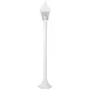 Image de Lampadaire extérieur - BRILLIANT - NISSIE - Blanc - Métal/Verre - 1xE27 60W - IP44