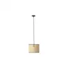 Image de Suspension en m tal et bois 174 cm WILEY couleur noir et naturel