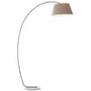 Image de Brilliant lampadaire Brok bow 2.0m marron/gris | 1x A60, E27, 60W, adapté aux lampes standard (non incluses) | Échelle A ++ à E | Pivotant avec pédale/tête