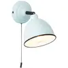 Image de BRILLIANT lampe Telio applique murale interrupteur à tirette bleu clair | 1x D45, E14, 28W, adapté aux lampes à suspension (non inclus) | Échelle A ++ à E | Avec interrupteur à tirette
