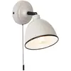 Image de BRILLIANT lampe Telio applique murale interrupteur à tirette gris/taupe | 1x D45, E14, 28W, adapté aux lampes à suspension (non inclus) | Échelle A ++ à E | Avec interrupteur à tirette