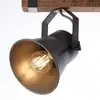 Image de Brilliant Spot pour plafond Plow, noir/bois foncé