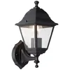 Image de Applique extérieure montante NISSIE - BRILLIANT - noir métal/verre - E27 1x60W