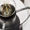 Image de Brilliant Lampe à poser Beth avec abat-jour en verre fumé