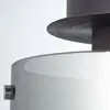 Image de Brilliant Plafonnier Beth abat-jour verre fumé, à 1 lampe