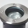Image de Brilliant Luminaire encastré dans le sol Itch, Ø 11 cm, acier inoxydable, métal
