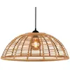 Image de Brilliant Suspension Crosstown abat-jour bambou clair Ø48 cm