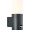 Image de Brilliant Aberdeen applique murale d'extérieur détecteur de mouvement sur pied anthracite, acier inoxydable/plastique, 1x A60, E27, 28 W