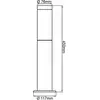 Image de Brilliant Luminaire pour socle Dody, noir, métal, plastique, E27