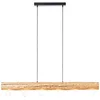 Image de Brillant | Suspension Trabo 6 flammes chêne huilé | 6x A60, E27, 25W, adapté aux lampes normales (non incluses)