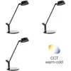 Image de Brilliant Lampe de bureau LED Kaila, noire