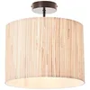 Image de Brilliant lampe, plafonnier Wimea 30cm noir / couleur bois, 1x A60, E27, 52W, convient aux lampes LED