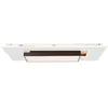 Image de Brilliant Plafonnier LED Hutson 80x50cm blanc/noir, métal/plastique, 1x 60W LED intégré, (flux lumineux : 6800lm, couleur de la lumière : 3000-7100K)