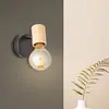 Image de Brilliant Spot mural Kerry, noir/naturel, largeur 9 cm, bambou