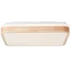 Image de Brilliant Plafonnier LED Tumeo 40x40cm bois clair/blanc, métal/bois, 1x LED intégrée, 24 W, (flux lumineux : 2400lm, couleur de la lumière : 3000K)