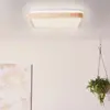 Image de Brilliant Plafonnier LED Tumeo, longueur 40 cm, bois clair, métal/bois