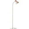 Image de Brilliant Erena Lampadaire 1,5 m taupe en métal/bois Interrupteur à pied 1 x A60, E27, 40 W, convient pour lampe standard (non incluse)