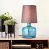Image de Brilliant Lampe à poser Hydra hauteur 57cm taupe/bleu foncé
