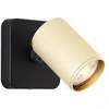 Image de Brilliant Lampe Marty Spot mural LED sable noir/doré mat 1 x GU10 10 W Ampoule LED incluse et remplaçable