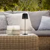 Image de Brilliant Lampe à poser LED rechargeable Kaami, intensité variable noir mat