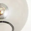 Image de Brilliant Lampe de table en verre Belado noir/gris fumé lisse
