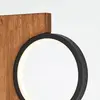 Image de Brilliant Lampe sur pied LED Cheesy en bois, à 3 lampes