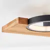 Image de Brilliant Plafonnier Cheesy en bois, à 2 lampes