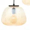 Image de Brilliant Suspension Kaizen, longueur 105 cm, ambre, 3 lampes, verre