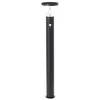 Image de Brilliant G40412/06 Tulip Lampadaire dextérieur solaire avec détecteur de mouvements 3 W blanc chaud noir