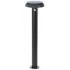 Image de Brilliant G40432/06 Alvero Lampadaire dextérieur solaire avec détecteur de mouvements 4 W blanc chaud noir