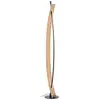 Image de Lampadaire Métal et bois 120 cm naturel VISBY