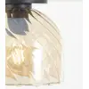 Image de Brilliant Plafonnier Casto, Ø 19 cm, ambre, verre