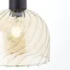 Image de Brilliant Suspension Casto, Ø 19 cm, ambre, verre
