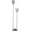 Image de Brilliant Lampadaire Riffelini, hauteur 152 cm, gris fumé, 2 lampes, verre