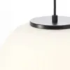 Image de Brilliant Suspension Kaizen, longueur 105 cm, opale, 3 lampes verre/métal